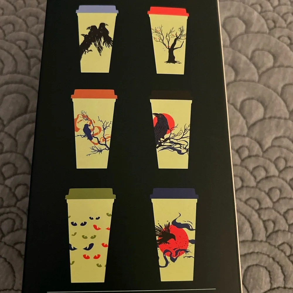 New Starbucks Halloween glow in the dark hot cups - Picture 2 of 3